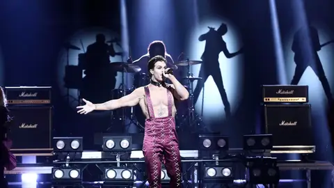 Rasel revoluciona el plató con ‘Zittie e buoni’ de Måneskin Rasel revoluciona el plató con ‘Zittie e buoni’ de Måneskin