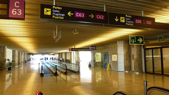 Imagen de archivo de un aeropuerto. Imagen de archivo de un aeropuerto.