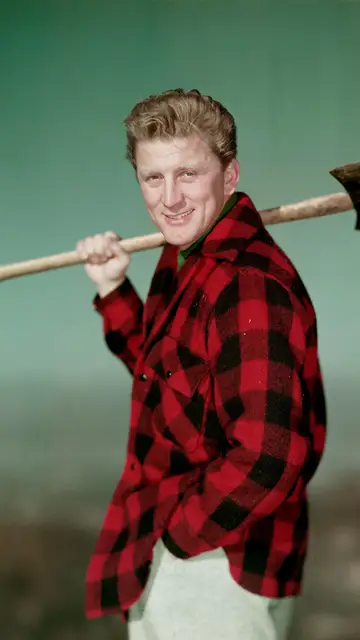Kirk Douglas en lo más alto de su carrera Kirk Douglas en lo más alto de su carrera