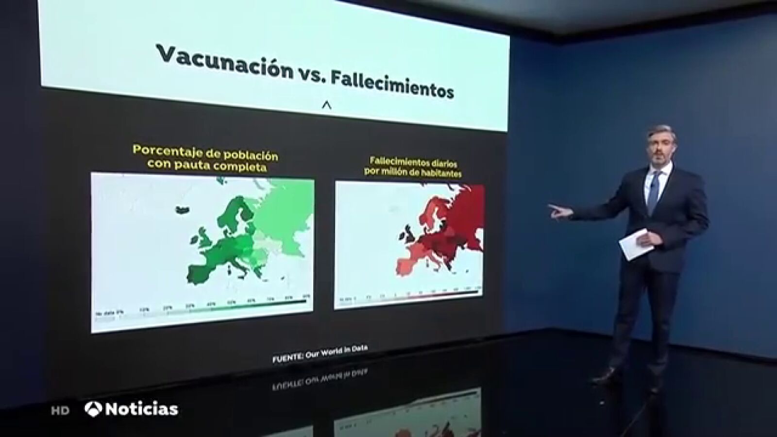 Europa occidental lidera la campaña de vacunación del coronavirus en el continente
