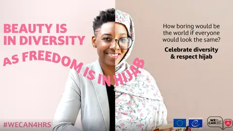 Eliminan una campaña cofinanciada por la Unión Europea sobre la normalización del hiyab Eliminan una campaña cofinanciada por la Unión Europea sobre la normalización del hiyab