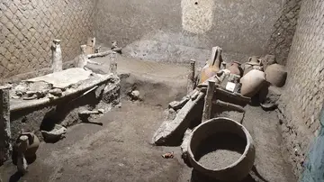 Habitación encontrada en Pompeya