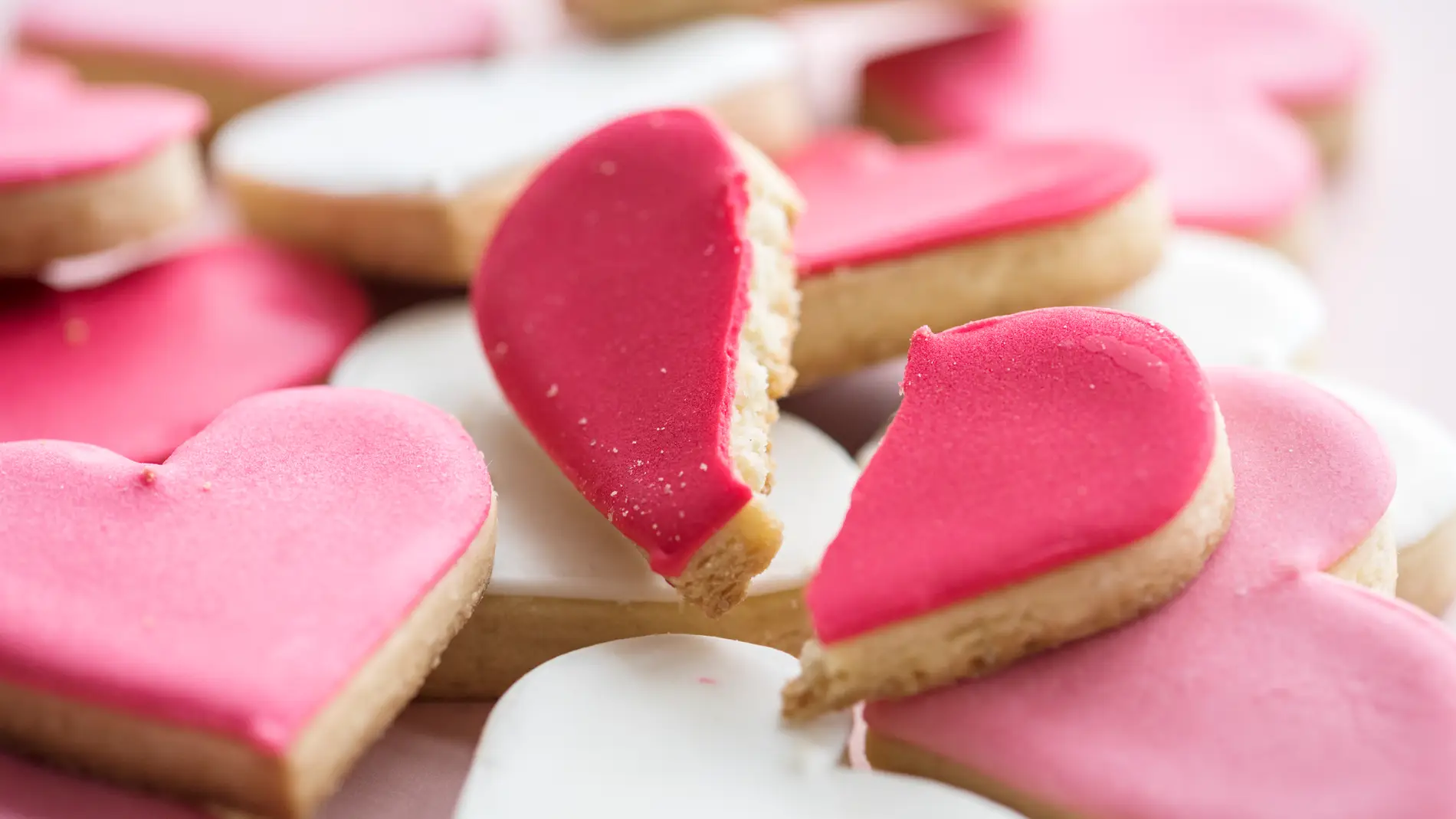 Galletas en forma de corazón