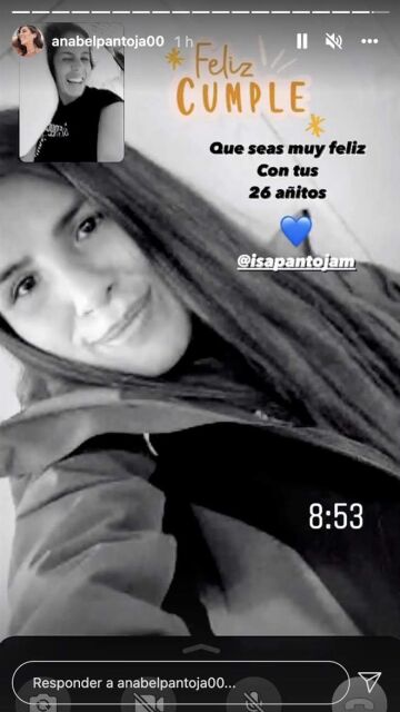 Anabel Pantoja felicita a Isa Pantoja