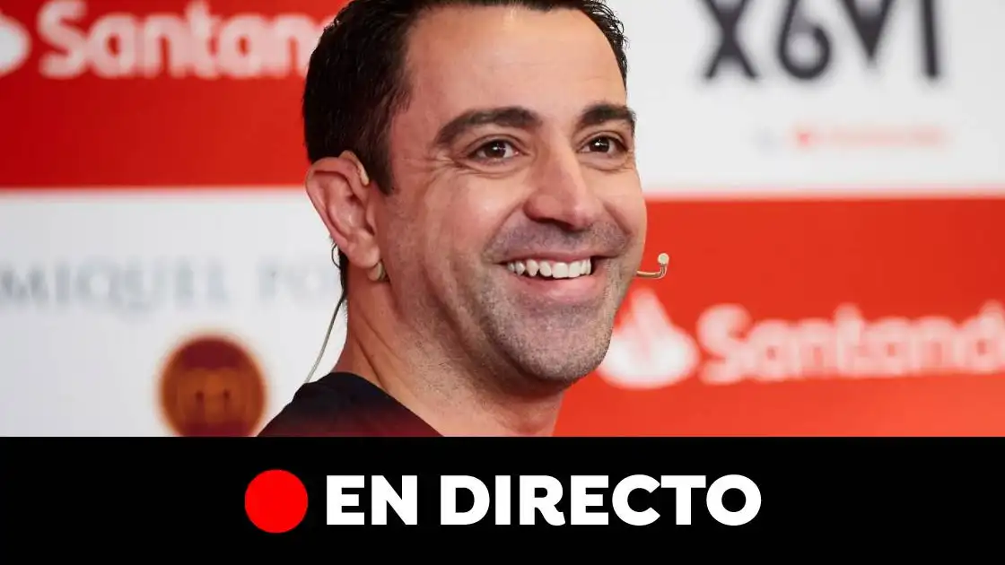 Presentación de Xavi Hernández como entrenador del Barcelona, en directo Presentación de Xavi Hernández como entrenador del Barcelona, en directo