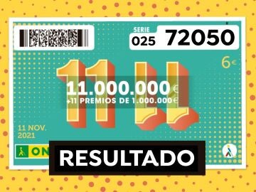 ONCE hoy: Comprobar cupón de la lotería 11 del 11, resultado y sorteo en directo