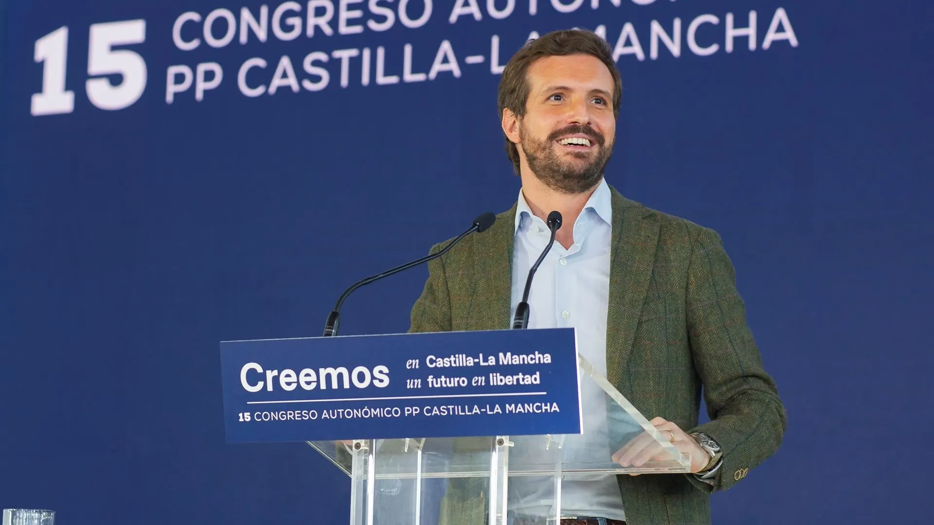 Pablo Casado asegura critica la gesti&oacute;n econ&oacute;mica del Gobierno y asegura que el PSOE va "al barranco"