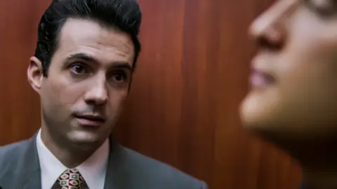 Pablo Cruz Guerrero y Diego Boneta en 'Luis Miguel, la serie' Pablo Cruz Guerrero y Diego Boneta en 'Luis Miguel, la serie'