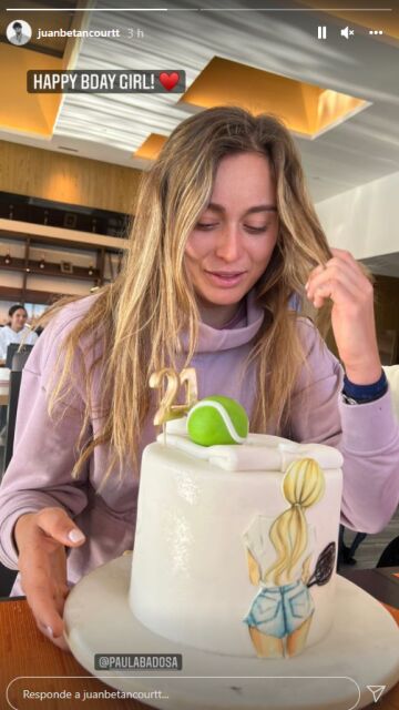 Paula Badosa celebra su cumpleaños junto a Juan Betancourt