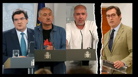 Gobierno, sindicatos y patronal Gobierno, sindicatos y patronal