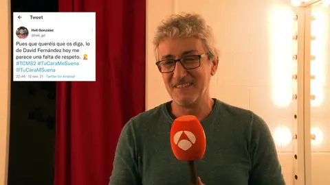David Fernández descubre qué opinan de él en las redes sociales: "Me parece una falta de respeto" David Fernández descubre qué opinan de él en las redes sociales: "Me parece una falta de respeto"