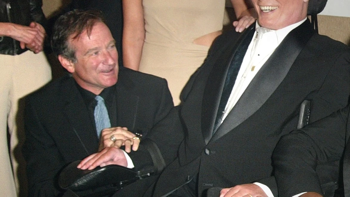 Robin Williams y Christopher Reeve