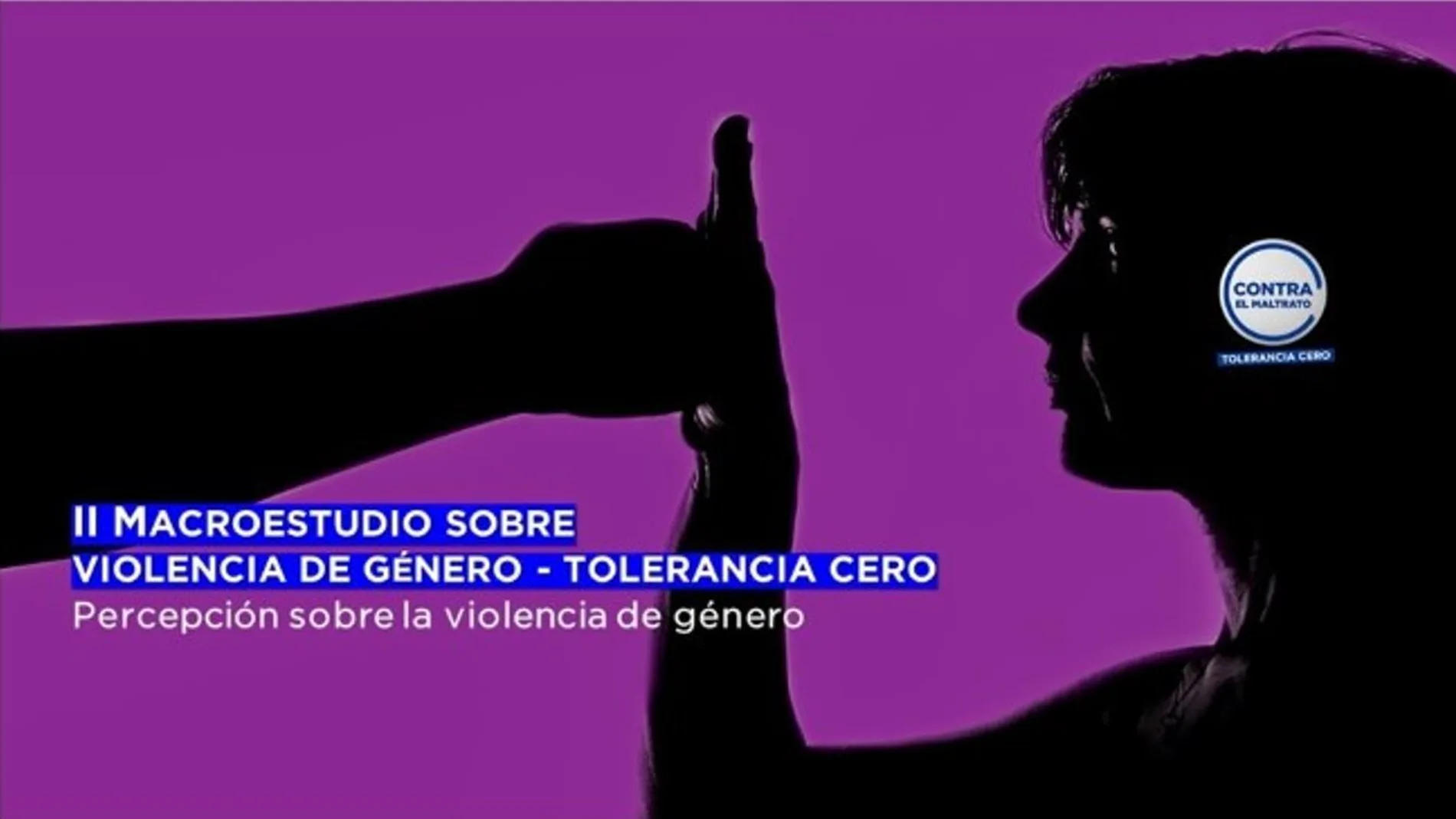 La mitad de la población española conoce casos cercanos de violencia de género, según un estudio de Tolerancia Cero