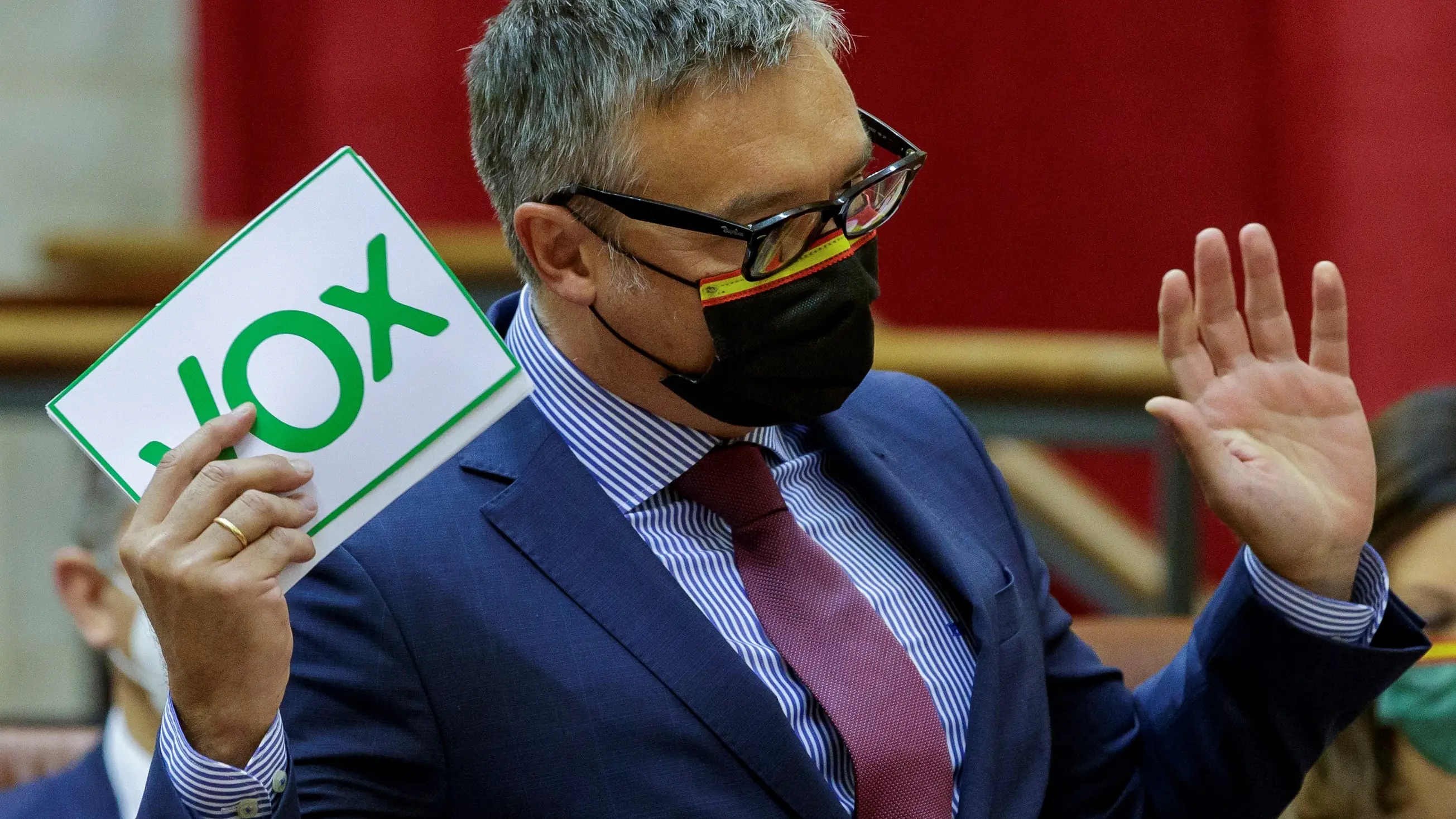 Vox cumple con la amenaza de presentar una enmienda a la totalidad de los Presupuestos andaluces para 2022