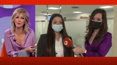 La trabajadora que reconoció el gesto de socorro de una paciente: 