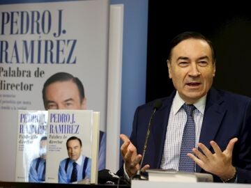 Pedro J. Ramírez durante la presentación de su libro