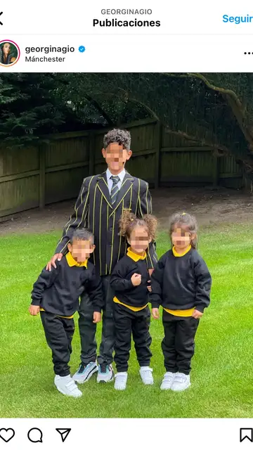 Hijos de Cristiano Ronaldo y Georgina Rodríguez Cristiano Ronaldo y Georgina Rodríguez