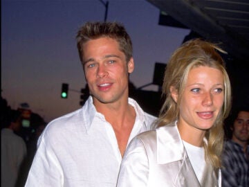 Gwyneth Paltrow y Brad Pitt cuando eran novios en los 90
