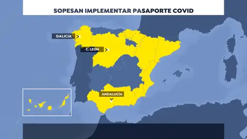 Aumentan a 10 las comunidades que se plantean volver a hacer obligatorio el uso del Pasaporte Covid Aumentan a 10 las comunidades que se plantean volver a hacer obligatorio el uso del Pasaporte Covid