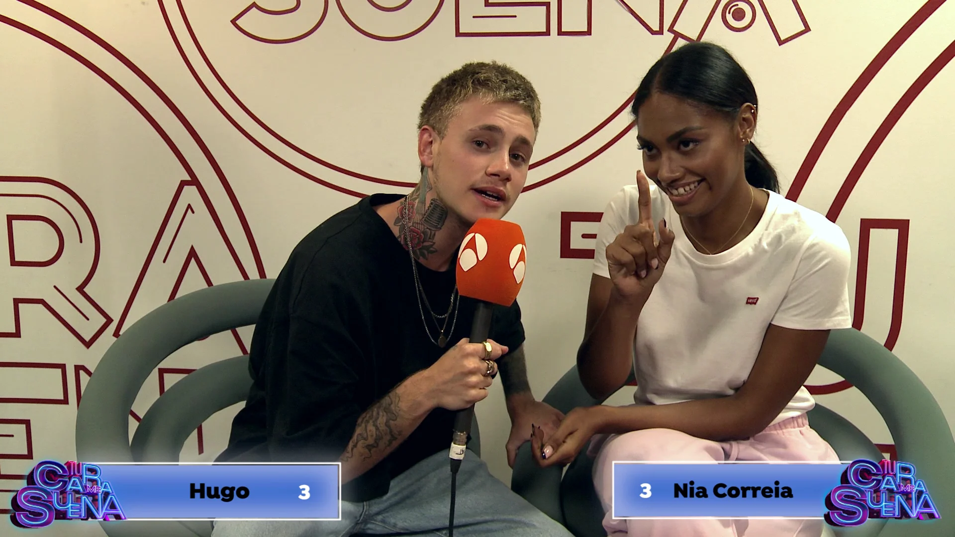 &ldquo;Se la est&aacute; inventando&rdquo;: Nia Correia y Hugo se baten en un divertido juego musical, &iquest;qui&eacute;n ganar&aacute;?