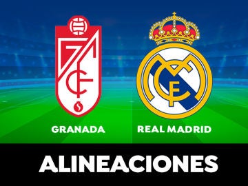 Alineación del Real Madrid hoy ante el Granada en el partido de la Liga Santander