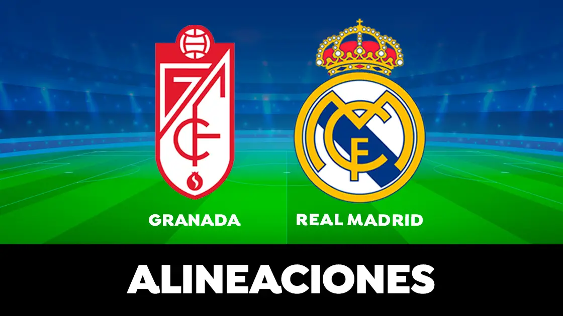 Alineaci&oacute;n del Real Madrid hoy ante el Granada en el partido de la Liga Santander
