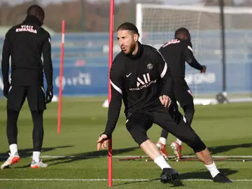 Sergio Ramos con el PSG Sergio Ramos con el PSG