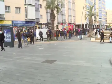 Colas para vacunarse Colas para vacunarse