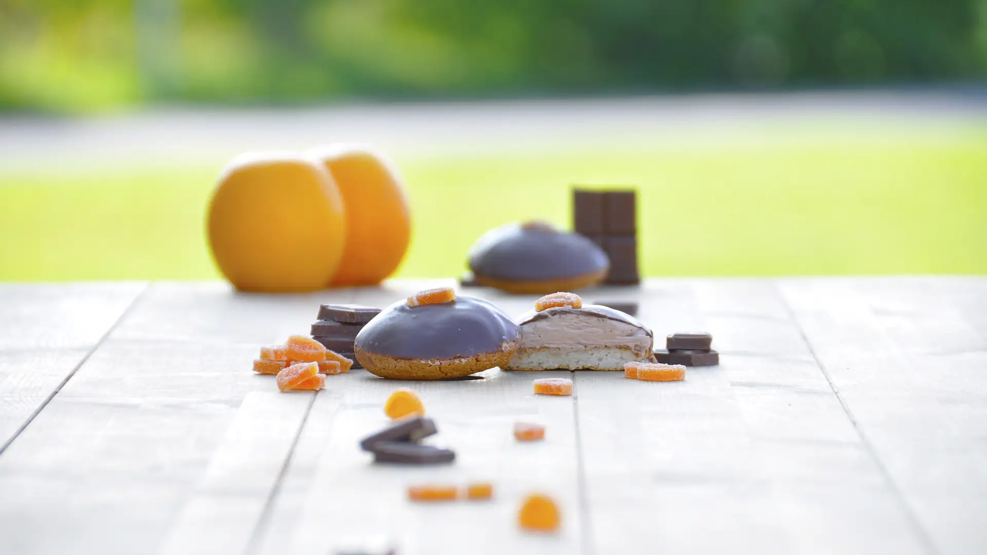 Galletas de chocolate y naranja Galletas de chocolate y naranja