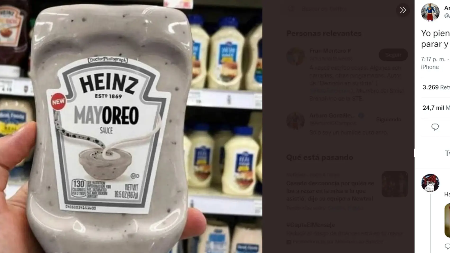 La mayonesa de oreo que escandaliza a las redes: ¿es un fake?