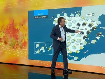 La DANA golpea a toda la Pen&iacute;nsula bajando hasta 7 grados los term&oacute;metros en el norte con lluvias generalizadas