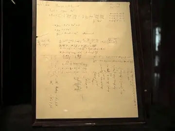 Subastado por 11,6 millones un manuscrito sobre la teoría de la relatividad de Albert Einstein Subastado por 11,6 millones un manuscrito sobre la teoría de la relatividad de Albert Einstein