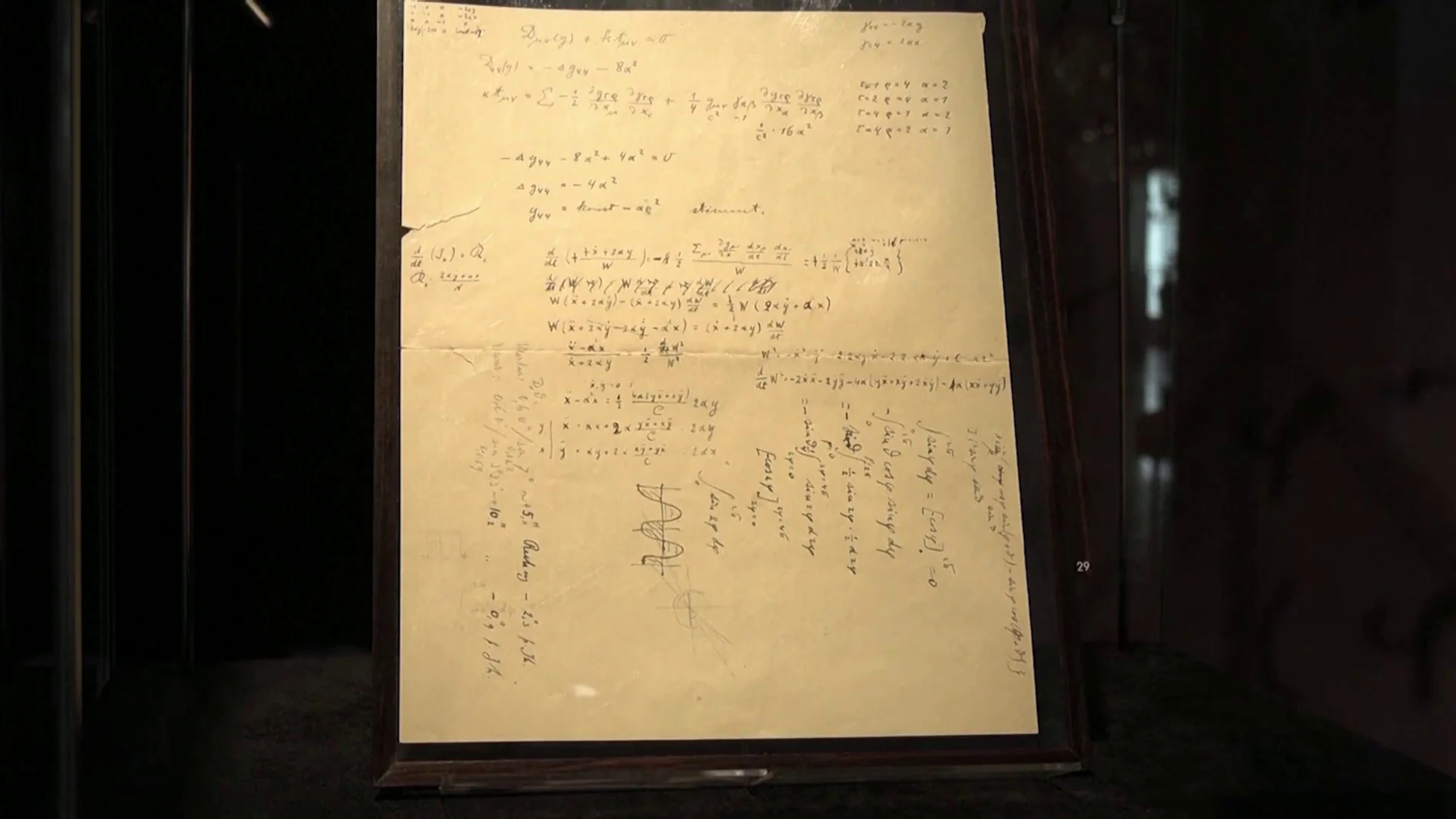 Subastado por 11,6 millones un manuscrito sobre la teoría de la relatividad de Albert Einstein