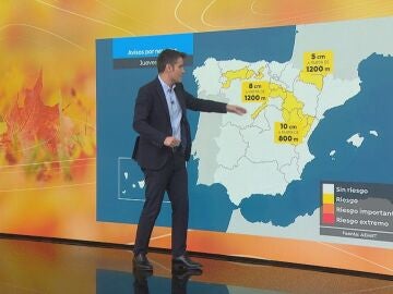 Mi&eacute;rcoles de fr&iacute;o intenso con lluvias en el Mediterr&aacute;neo y el Cant&aacute;brico con alertas por nieve