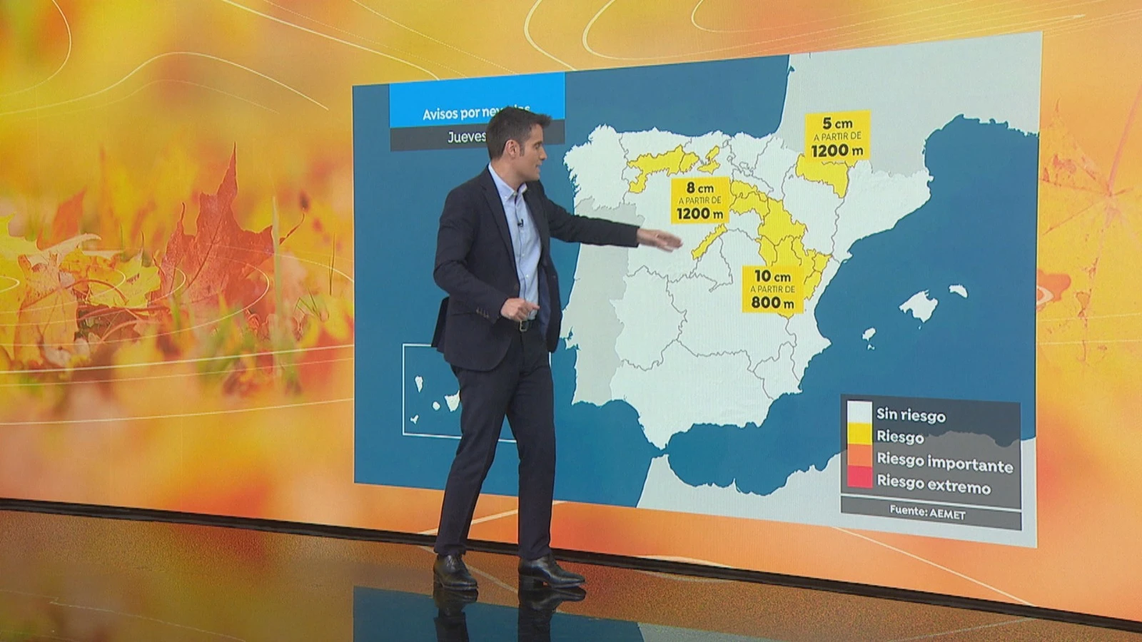 Mi&eacute;rcoles de fr&iacute;o intenso con lluvias en el Mediterr&aacute;neo y el Cant&aacute;brico con alertas por nieve