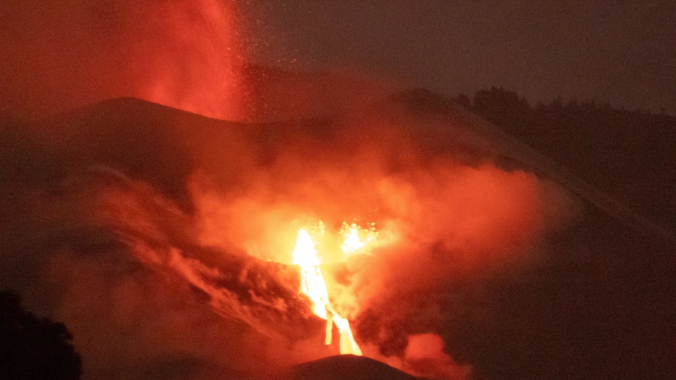 El volc&aacute;n de Cumbre Vieja