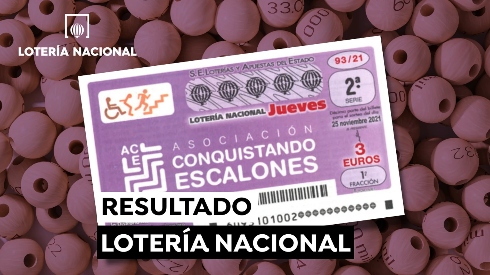 Lotería Nacional: Comprobar décimo del sorteo del jueves 25 de noviembre