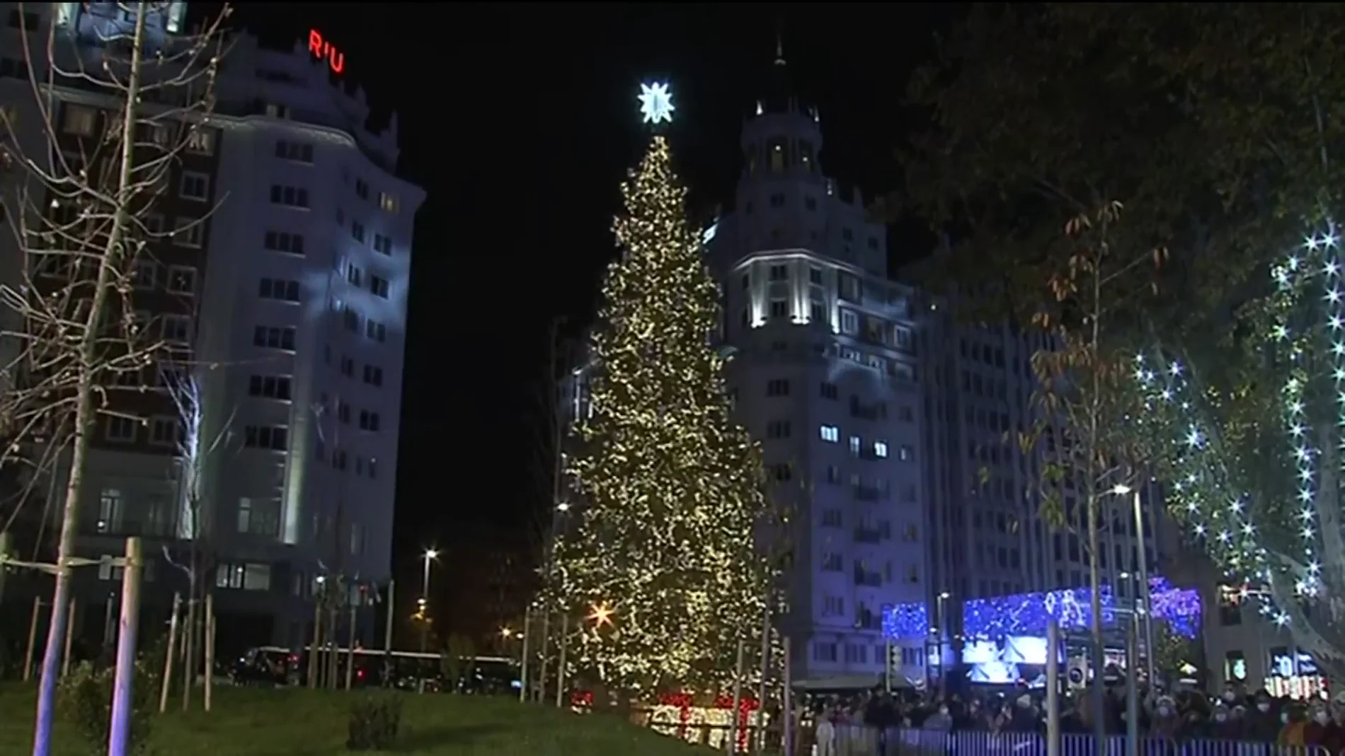 Luces de Navidad de Madrid: vídeo completo del encendido