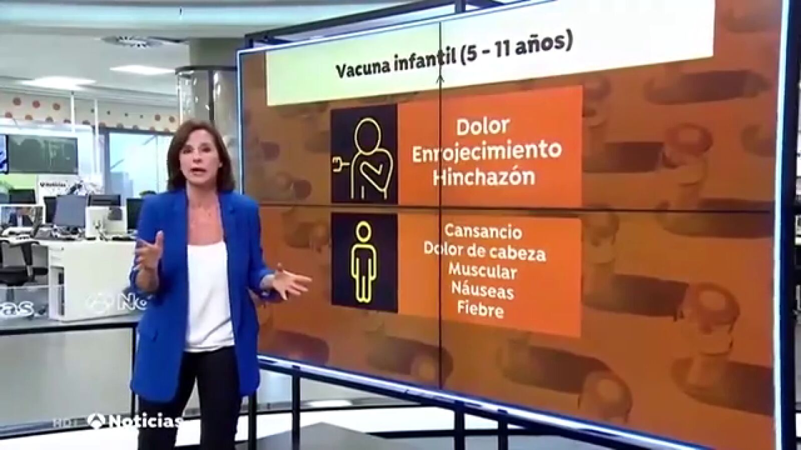 Los efectos secundarios más comunes de la vacuna contra la Covid-19 en niños