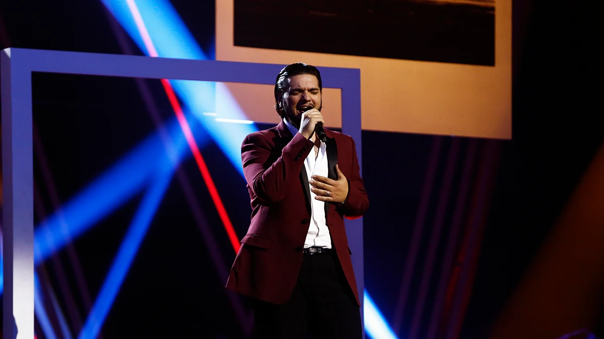 Ezequiel Montoya canta ‘A que no me dejas’ en el Directo de ‘La Voz’ 'La Voz'
