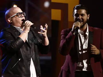 Ezequiel Montoya y Besay Pérez, semifinalistas de ‘La Voz’ en el equipo de Malú Ezequiel Montoya y Besay Pérez, semifinalistas de ‘La Voz’ en el equipo de Malú