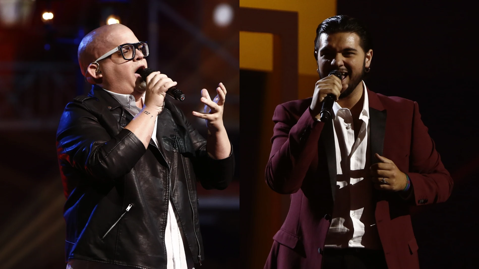 Ezequiel Montoya y Besay Pérez, semifinalistas de ‘La Voz’ en el equipo de Malú