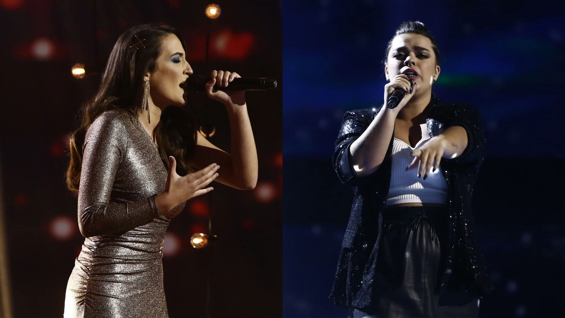 Inés Manzano y Marina Jiménez, semifinalistas de ‘La Voz’ en el equipo de Pablo Alborán