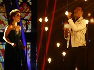 Diana Larios y Carlos Ángel Valdés, semifinalistas de ‘La Voz’ en el equipo de Luis Fonsi Diana Larios y Carlos Ángel Valdés, semifinalistas de ‘La Voz’ en el equipo de Luis Fonsi