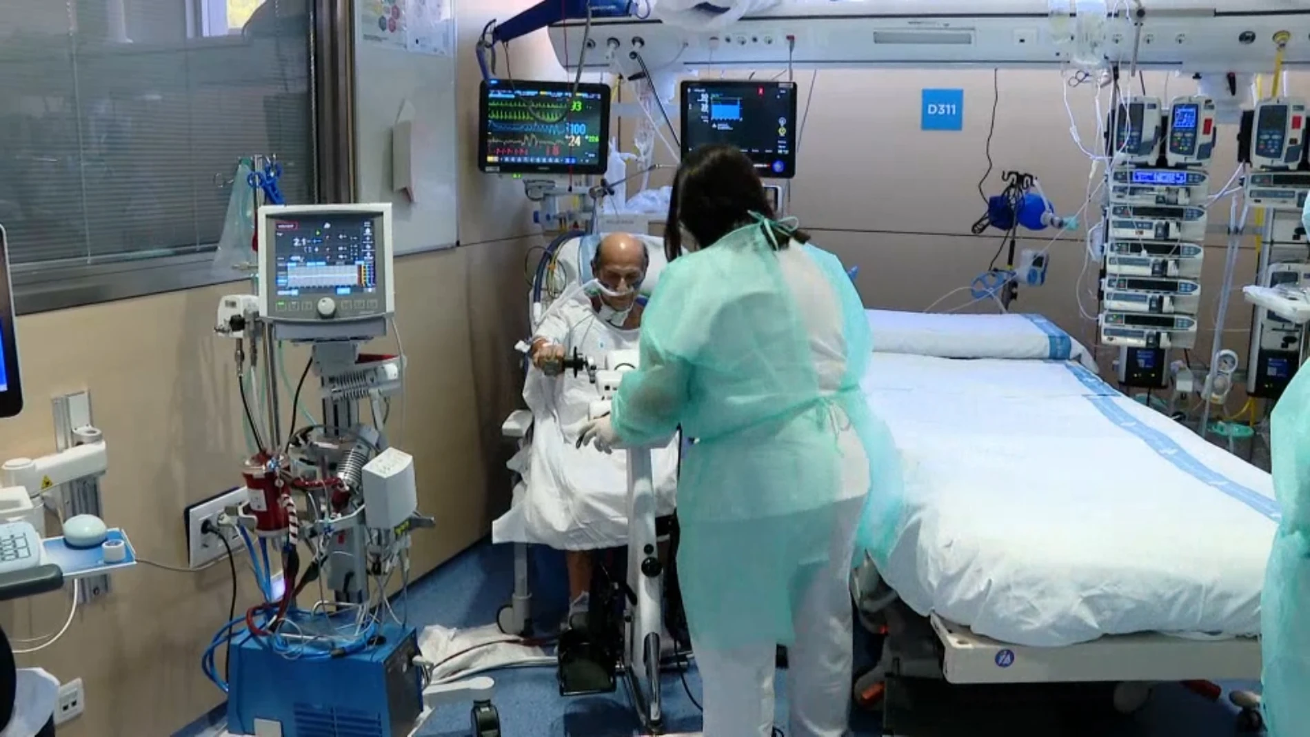 Así es el programa de movilización precoz en pacientes críticos por el Covid-19 del hospital Vall d&#39;Hebron