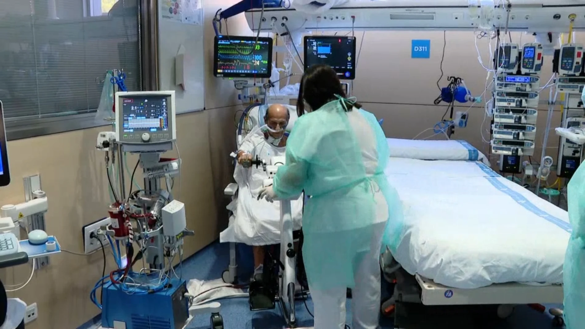Así es el programa de movilización precoz en pacientes críticos por el Covid-19 del hospital Vall d'Hebron