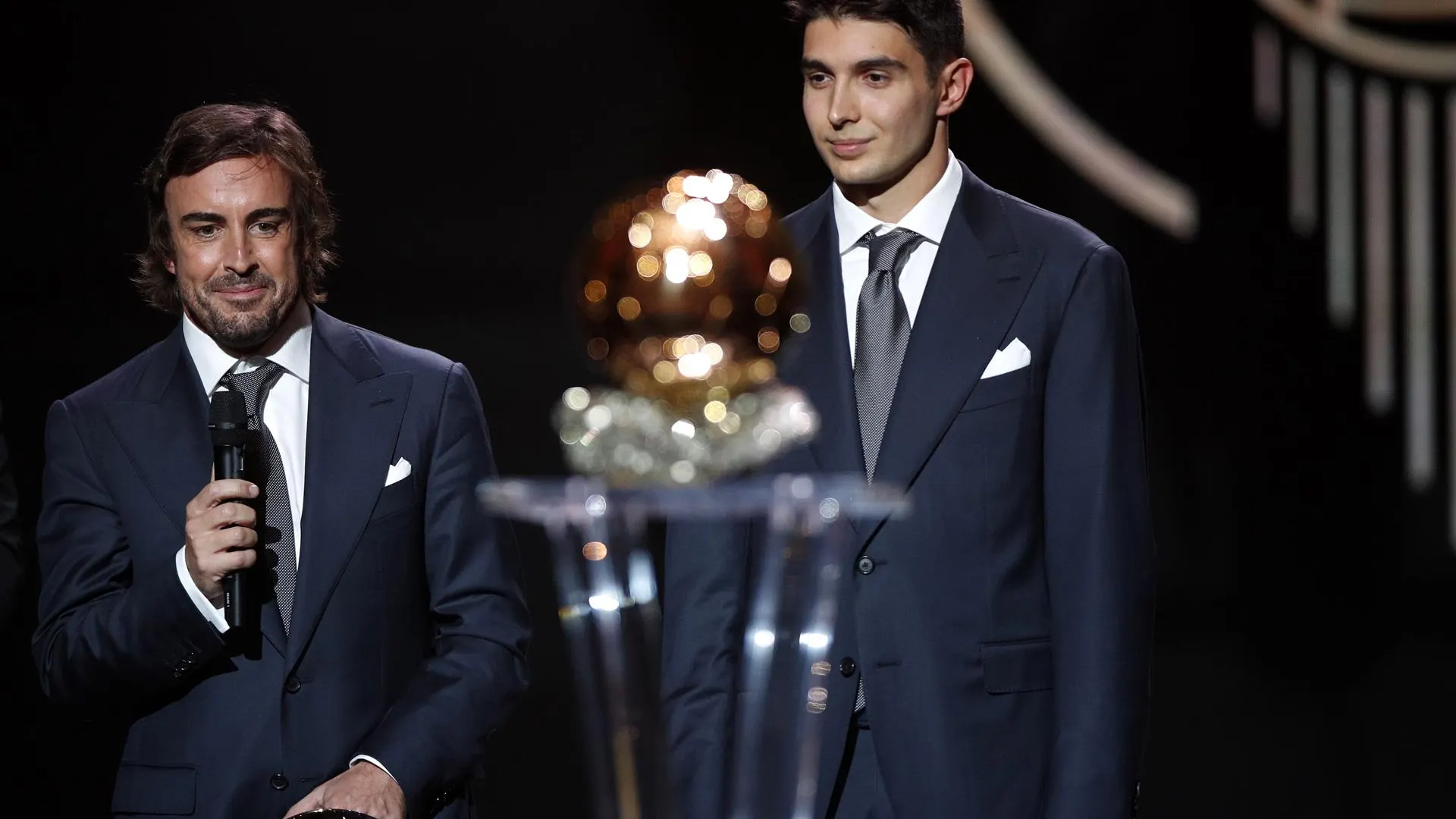 Fernando Alonso y Esteban Ocon Fernando Alonso y Esteban Ocon