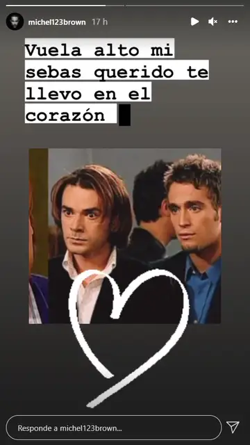 Michel Brown se despide de Sebastián Boscán Michel Brown se despide de Sebastián Boscán