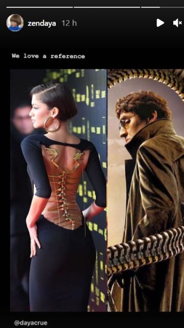 El vestido de Zendaya que se parece al Doctor Octopus