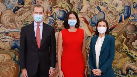 Los reyes recibe a Garbiñe Muguruza tras conquistar el torneo de maestras de la WTA Los reyes recibe a Garbiñe Muguruza tras conquistar el torneo de maestras de la WTA